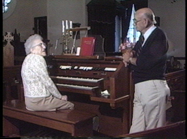Thumbnail image for ARCH-GPUB-Young at Heart- host Ralph Ayers, guest Sybil  Knowland-organist Baptist
