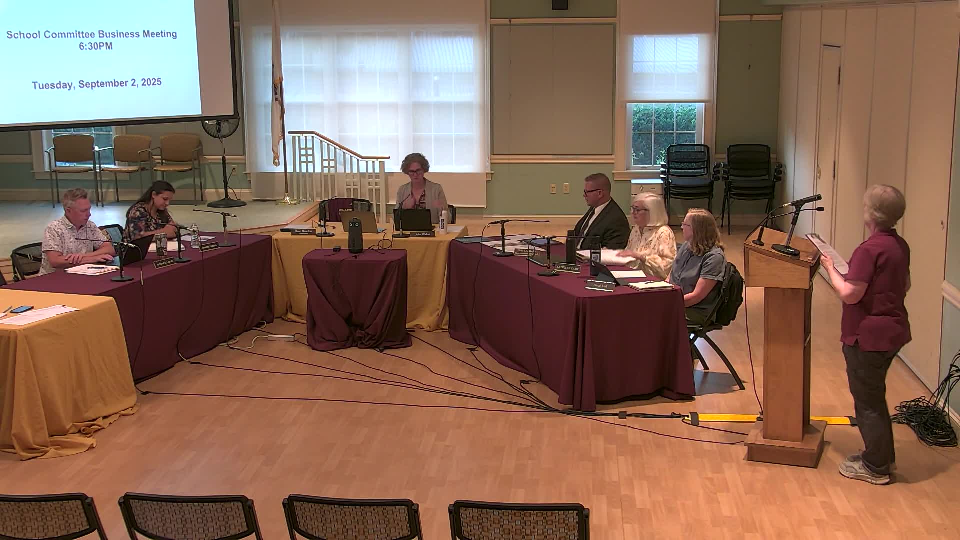 Newburyport School Committee 09-02-2025