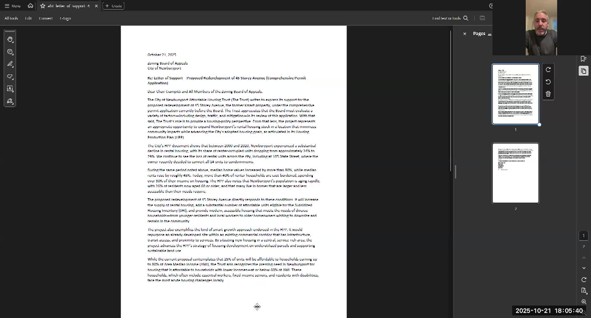 Newburyport Affordable Housing Trust 2025-10-21