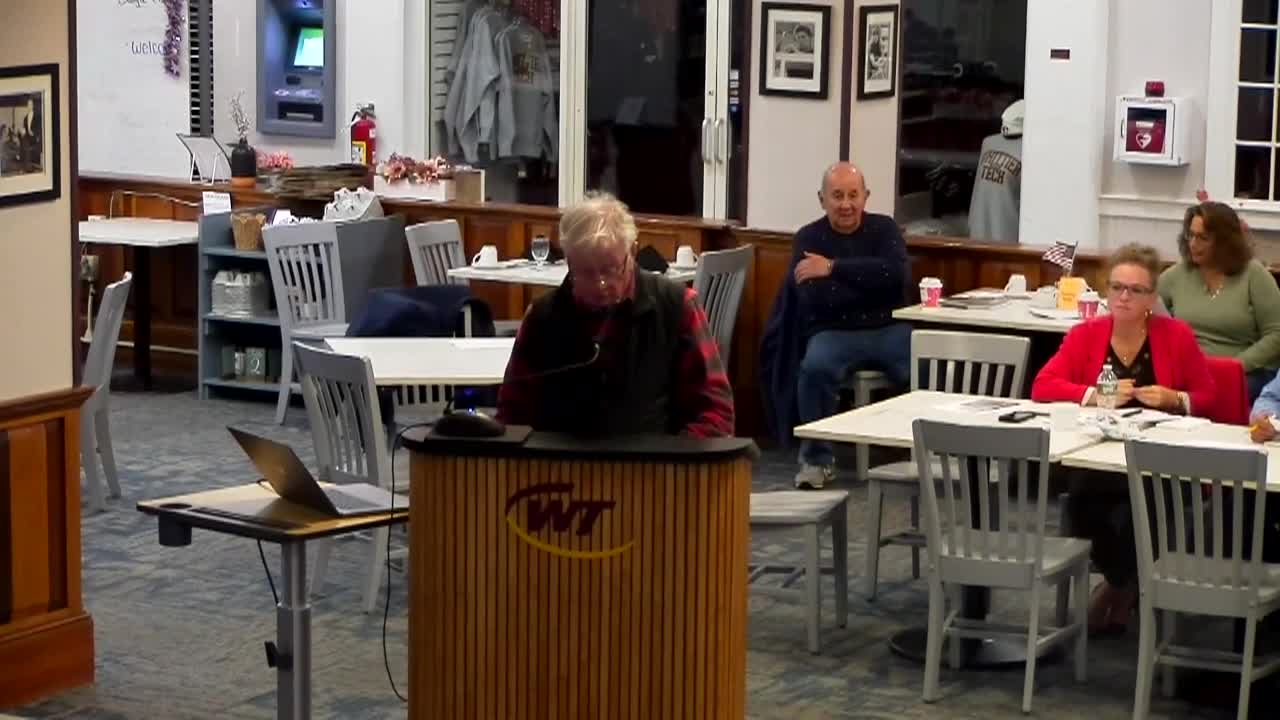 Whittier Tech School Committee Meeting November 5th 2025