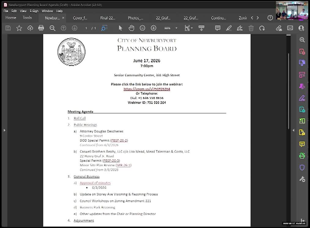 Thumbnail image for Newburyport Planning Board 2026-06-17